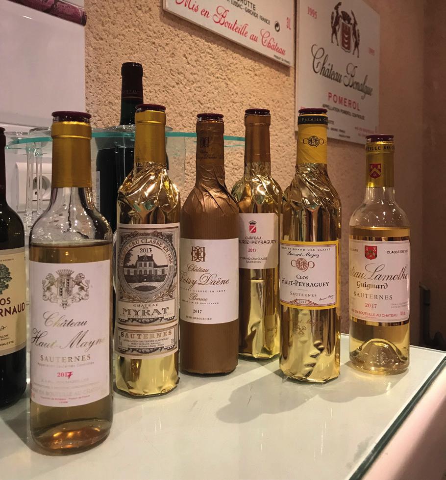 Part of our sweet wine tasting Château Suduiraut in Sauternes The Sweet Wines Analysis at Château d Yquem suggests that this vintage is very similar to 1947!