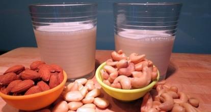 Nut Milks Milks are made with activated nuts, pure filtered water and a tiny bit of lecithin to keep it emulsified (no separating in the fridge!). Use within 3-5 days.