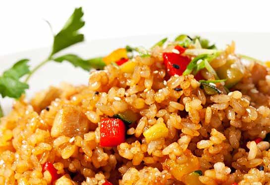 Lunch Brown rice and seed salad 1/3 cup brown rice 2 Tbsp pumpkin seeds 1 tsp sesame seeds 1 tsp flax seeds ¼ red capsicum, sliced ¼ cup sliced parsley 2 Tbsp lime juice 2 tsp olive oil ½ zucchini,