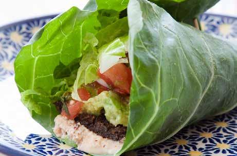 Lunch Mexican lettuce tacos 100g canned black beans, rinsed and drained 125g can corn kernels, drained ¼ red onion, finely diced ¼ red capsicum, finely diced ¼ cup coriander leaves, finely sliced ¼