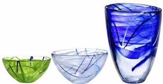 $100 7050613 Bowl (lime, medium) 4 7 8 x 9 in. $100 7050611 Bowl (white, medium) 4 7 8 x 9 in. $100 7041010 Vase (black) 8 x 6 in. $100 7041012 Vase (blue) 8 x 6 in. $100 7041013 Vase (lime) 8 x 6 in.