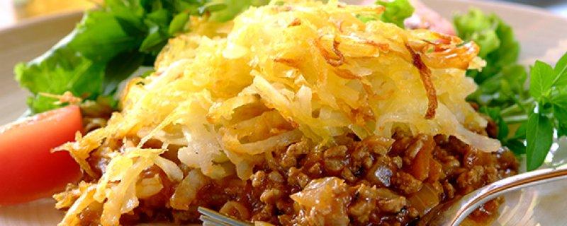 Cottage Pie with a Potato Rosti Topping Wednesday 22nd August COOK TIME PREP TIME SERVES 00:15:00 00:40:00 4 Beef recipes have never tasted so good!