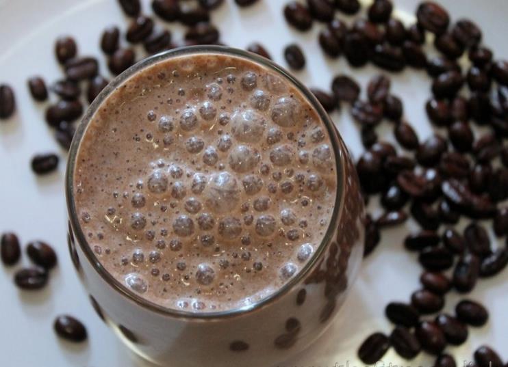 Water/Almond Milk/Coconut Milk 2 Scoops Vanilla Protein ½ - 1 Scoop Fiber Booster Morning Mocha 1-2 tsp Almond Butter or 1 handful of raw almonds ½ cup ice -10 oz.