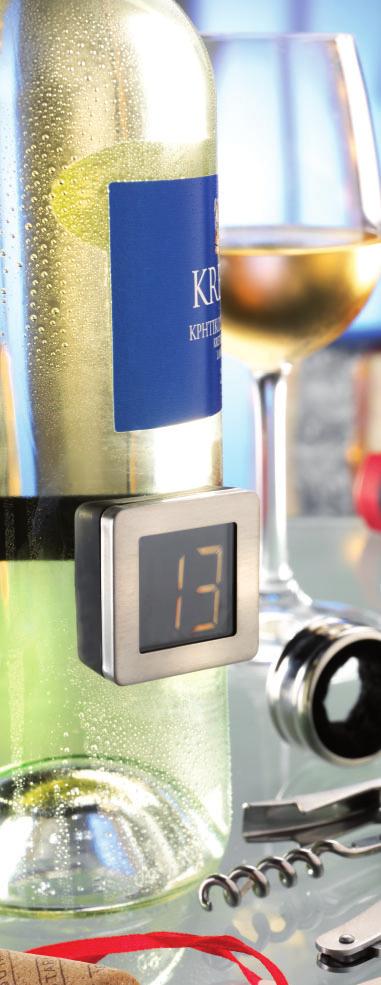 BOLERO 56-049 9066 Digital wine bottle thermometer Bolero with a plastic