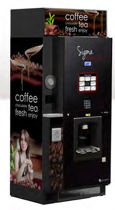A classic coffee shop style menu along with full machine branding opportunities gives you the appeal and aroma