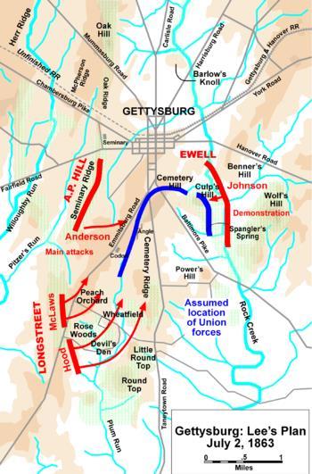 second day of fighting, Southern generals tried to remove Union forces from