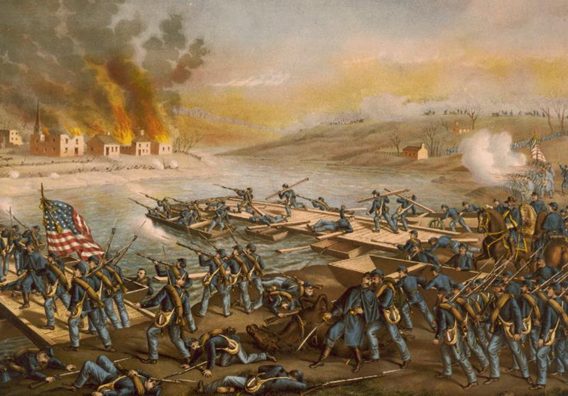 Battle of Fredericksburg After Antietam, Lee retreated to Virginia General Burnside, marched his troops toward the Confederate capital at Richmond Lee intercepted the troops at Fredericksburg Lee