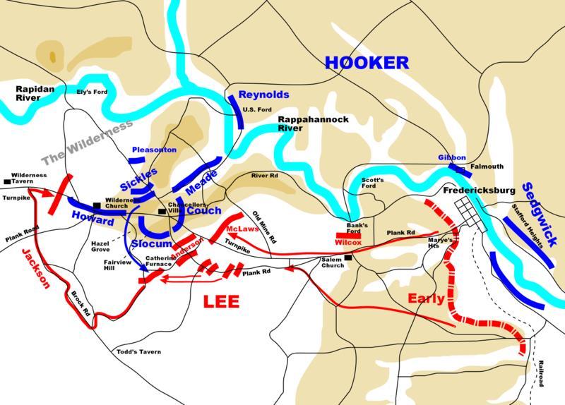 After Fredericksburg May 1863- Lee split his men in response to Hooker doing the same thing Even though Hooker had twice as many men Some Confederate troops stayed to defend Fredericksburg,