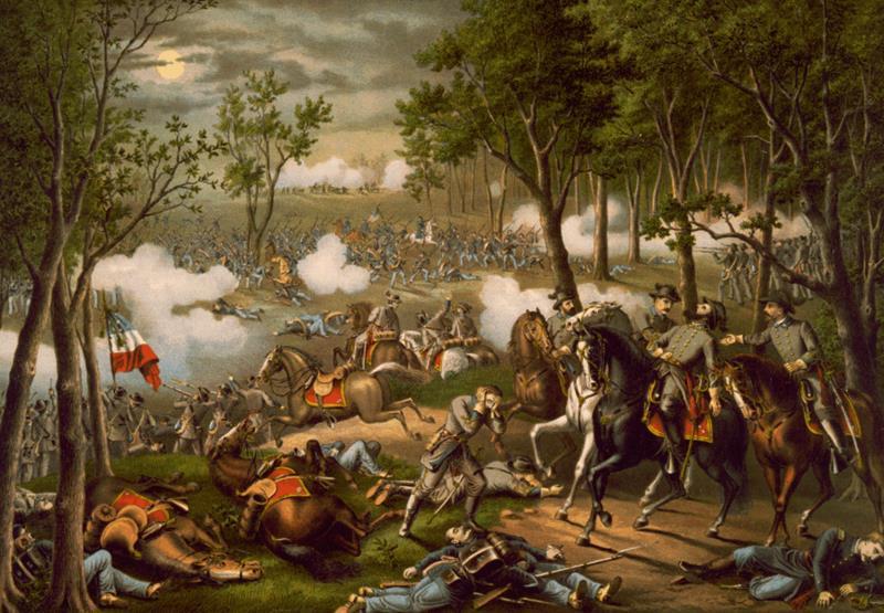 Battle of Chancellorsville Suddenly, Jackson s army attacked the Union forces at the rear At the