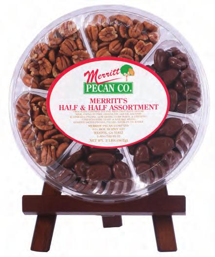 Our most popular candy assortments are packaged in a clear acetate container inside a red window box.
