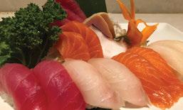 sashimi + spicy tuna Sashimi Dinner * Sashimi for Two 39.95 24 pcs. of assorted raw fish Sushi for Two 36.95 16 pcs.