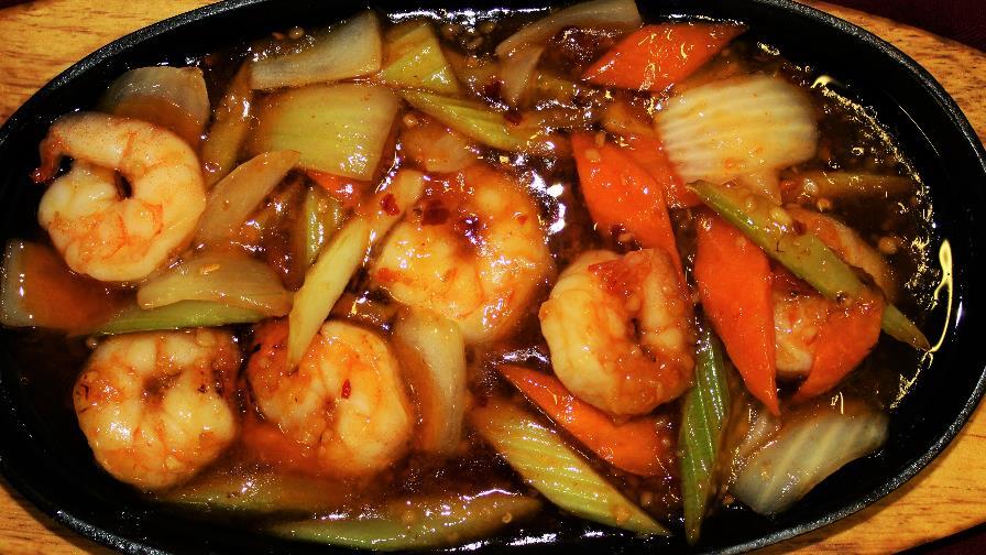 Hoi Nam Dishes An Intensely Fruity dish with a kick of Garlic Spice, and a Buttery Undertone. Stir fried with chopped Onions, Carrots and Celery. Stir Fried King Prawns in Hoi Nam sauce... 12.