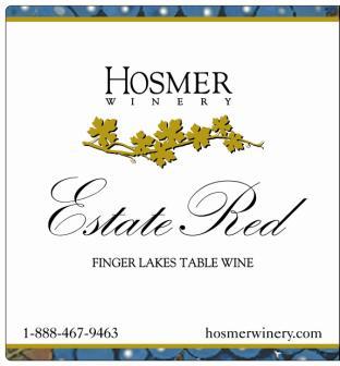 Hosmer Estate Red Sweet vanilla, coupled with blackberry, raspberry and cranberry notes, mingle in the aroma of this smooth, dry, and round bodied red.