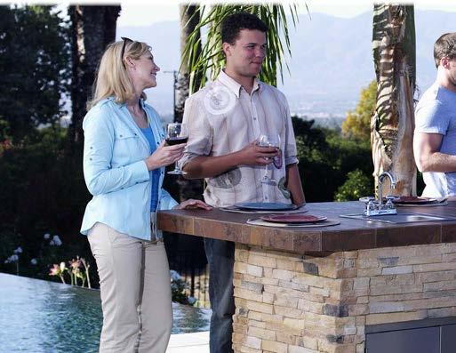 into reality. Stylize your BULL Outdoor Kitchen with over 40 tile and base combinations.