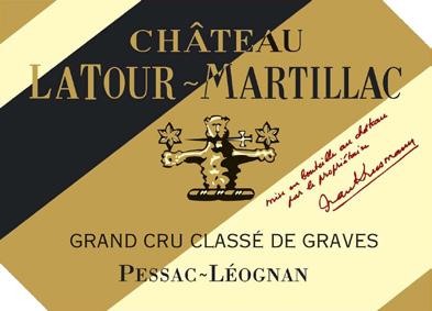 Château Latour-Martillac Booth #6 19 Château Latour-Martillac Blanc 2011 SKU 15817 Pessac-Léognan White Wine 750ml $75.39 WE 93 This wine is tight and taut, with minerality.