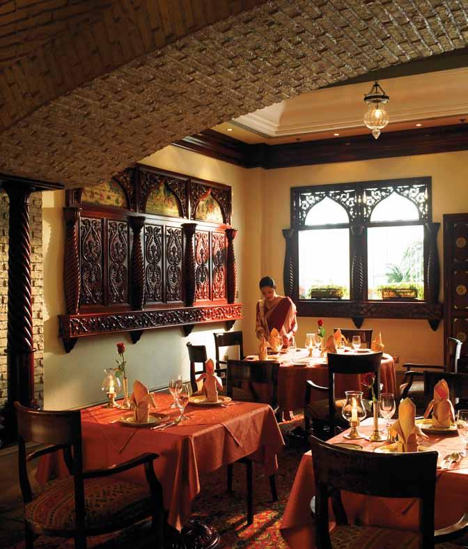 regions of India as well as in the outstanding service at Taj Rasoi.