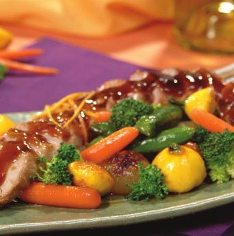 pork Pork & Pineapple Kabobs 2 lb. top pork loin, trimmed, In a small mixing bowl, combine the marinade ingredients.