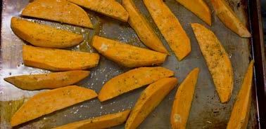INGREDIENTS 3 sweet potatoes 2 tablespoons Wildtree Roasted Garlic Grapeseed Oil 2 teaspoons + 2 tablespoons Wildtree Absolutely Onion Blend,
