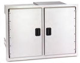 ACCESS DOOR MODEL: 23917-S CUT-OUT: 17 ½ x 24 ½ DRAWER WITH PROPANE DOOR ASSY MODEL: 25914-S CUT-OUT: 27