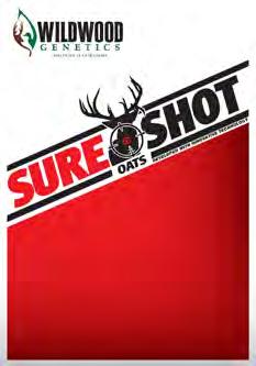 FALL FOOD PLOTS SURE SHOT OATS Sure Shot is a new wildlife forage oat developed using
