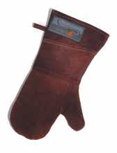 GRILLWARE TEXTILES new LEATHER GRILL GLOVES 76604 15", Pair, Leather Header Card, 6 per