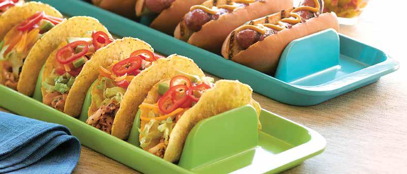 CHILLWARE SERVEWARE THE RIGHT STUFF HOLDS 8 FULLY ASSEMBLED HOT DOGS OR 8 TACOS NARROW DESIGN IS PERFECT FOR COUNTER