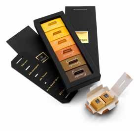 with 5 assorted pralines Box with