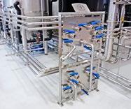 BrauKon supplies compact process systems for the storage or propagation of yeast in a variety of designs such as units for manual micro-breweries up to fully automated units for larger breweries.