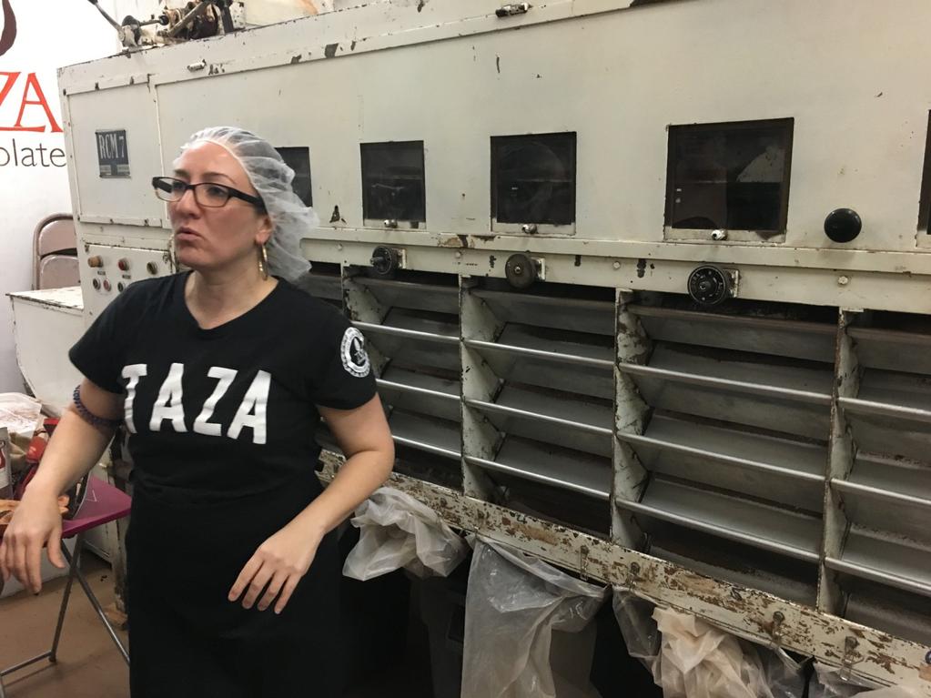 We went to the Taza Chocolate Factory in Somerville.