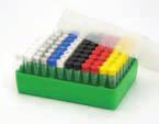 Storageboxes for 24 / 50 / 63 / 96 vials Deepfreeze vials glass and plastic Storageboxes from