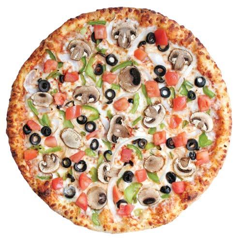 is one of four equal parts. The next group is ready to order. Eduardo, Kelly, Lexi, and Seth want to share a medium pizza. All of them like vegetables. Seth asks, How can we share our pizza equally?