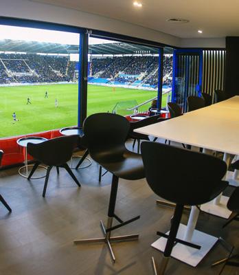 With private balconies offering fantastic views for all our home League, Cup