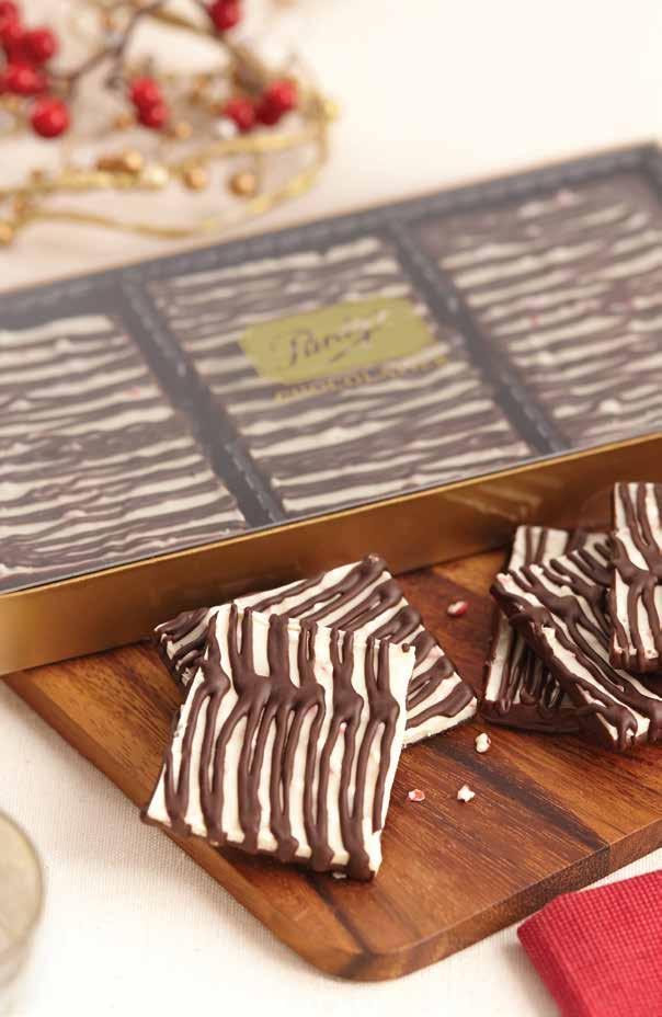 PEPPERMINT BARK It doesn t get any more Christmas-y than this: a snappy dark chocolate layer topped by stunning white chocolate, candy