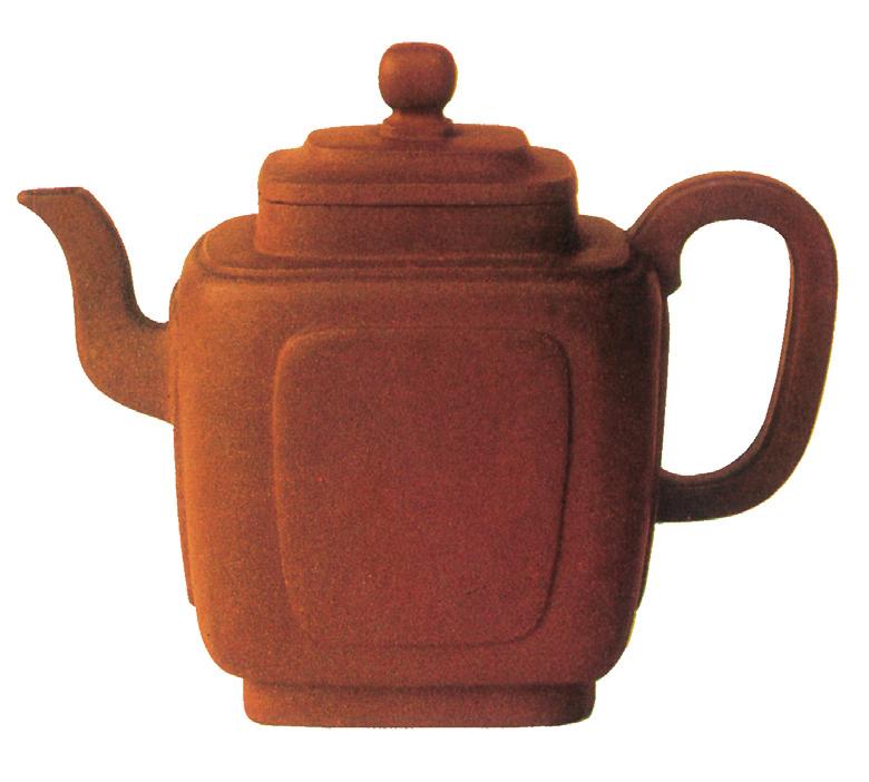 Yixing Zisha Shi Dabin s square teapot technics that enables Zisha to stand out an abundance of traditional craftsmanship into the list of China s Intangible Cultural Heritage.