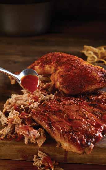 PULLED HICKORY smokehouse PORK handcrafted SMOKEHOUSE Get your napkins ready, because our fork-tender signature smokehouse specialties are marinated in awesomeness before they re slow-cooked, right