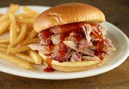 HICKORY-SMOKED BARBECUE COMBO Perfect for people who want it all your choice of ribs, chicken, pulled pork or smoked sausage. Duo combo 275 Trio combo 325 SMOKEHOUSE SANDWICHES Love me tender?