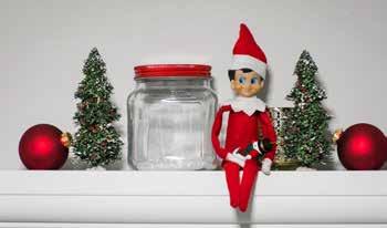 ELF ON THE SHELF $15 Instructor Miss Ilene Saturday, November 17, 10:00am-12:00pm He is back and full of mischief! Let s celebrate everyone s favorite elf.