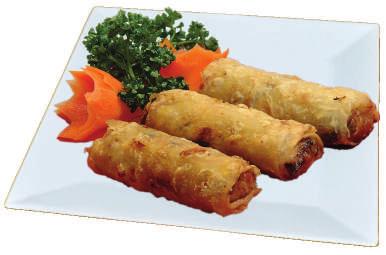 22. NEM CHAY Smažené zeleninové mini závitky Vegetable fried mini rolls 23.