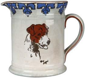 incarcerated for his dishonest ways. Dickens Pitcher with Silver Rim 7.