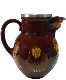 stands proudly on this Royal Doulton pitcher. Dr. Johnson Pitcher 8.