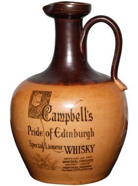 Doulton Liquor Containers Campbell s Pride Bottle 7.25 H $300 Whiskey didn t always come in a glass bottle.