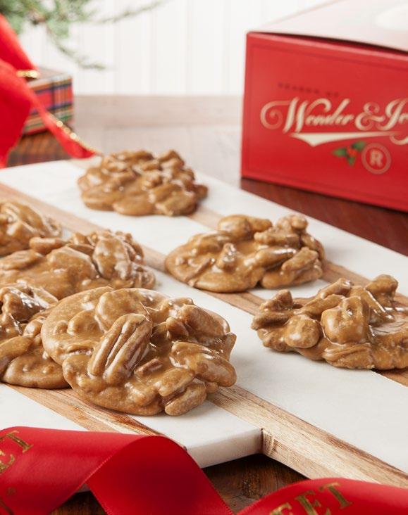Made with cream, butter, sugar, fresh Georgia pecans... and love! SEE IT MADE!