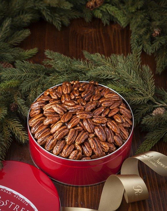 Glazed Pecan Tin GIFTS FOR NUT LOVERS ON YOUR LIST Send the delicious spirit of the season with the tastiest of our