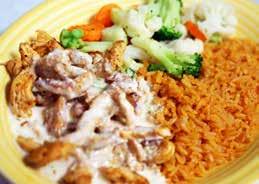 99 Sinaloa Carne Asada Tender roast beef, served with rice and beans,