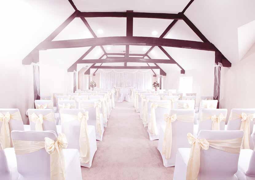 Premium Wedding Package Reception room hire A bucks fizz reception^ Half bottle of wine per person Glass of sparkling wine to toast the bride and groom Evening finger buffet Three course wedding