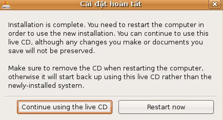 Dùng CD Alternate Khi nào bạn thấy tự tin hơn, bạn có thể cài đặt Ubuntu dùng điã CD alterrnate để cài đặt Ubuntu.