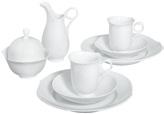 000001-C2907-1 COFFEE CUP SET 4-piece set: 2 coffee cups and 2 saucers in white 000001-C2908-1 BREAKFAST