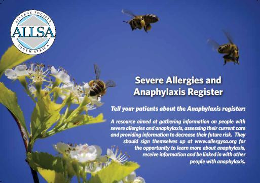 ANAPHYLAXIS REGISTER Registration now open! The Anaphylaxis Register allows parents and patients to record clinical information relating to severe allergies and anaphylaxis episodes.