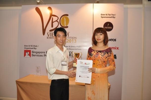 Vietnam Barista Competition 2013 The Vietnam Barista Competition has established itself as a renowned competition, attracting only the top baristas from across Vietnam.