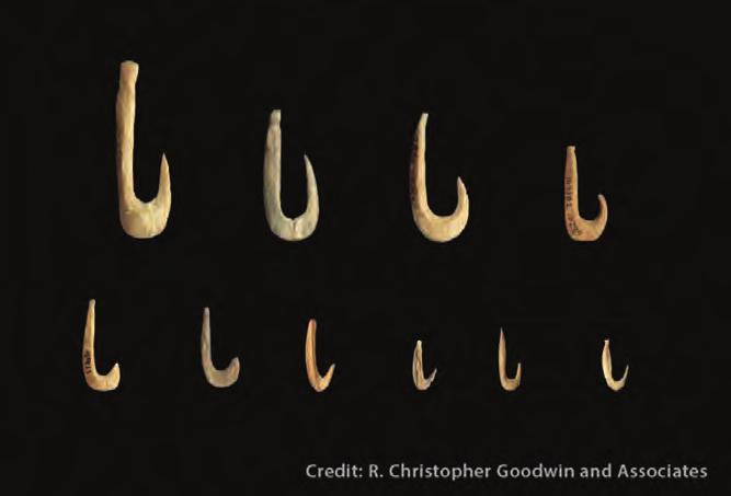 Second, cords from Bayou Jasmine are thinner than those archaeologists have found at other sites in the Southeast. They are an average of.06 inch, which is about the diameter of a toothpick.